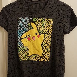 Girl pokemon shirt